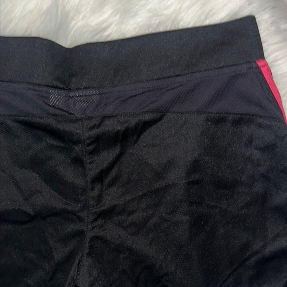 Adidas Pink and Black Athletic Shorts with Moisture-Wicking Fabric Size Medium - Picture 10 of 16